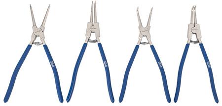 Szczypce okrągłe segera 13" 325mm zestaw 4el duże do pierścieni seegera FALON-TECH