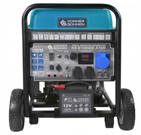 Agregat generator prądu inwertorowy diesel KS 6100IDE ATSR 5kW Könner & Söhnen KS