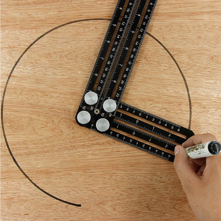 Przymiar znacznik szablon wzornik otworów do płytek FALON-TECH