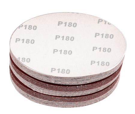 Papier ścierny na rzep krążek dysk 150mm P180 50szt SILVER