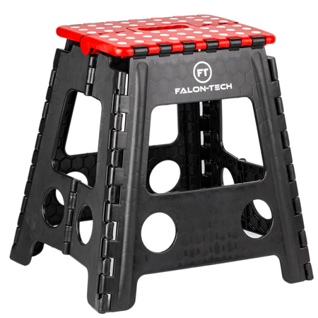 Stołek warsztatowy taboret składany siedzisko krzesło wysokość 40cm 100 kg FALON-TECH