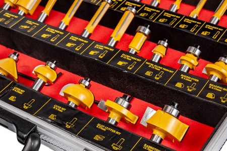 Frezy do drewna kształtowe frezarka 35 sztuk MAR-POL