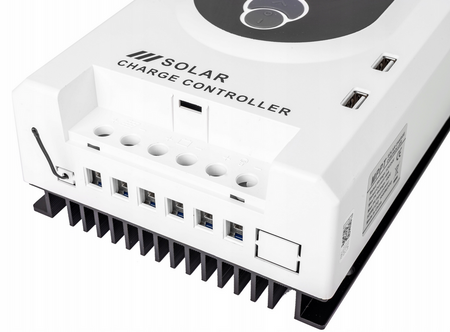 Regulator ładowania kontroler solarny 12V panel LCD 40A MPPT 4SUN