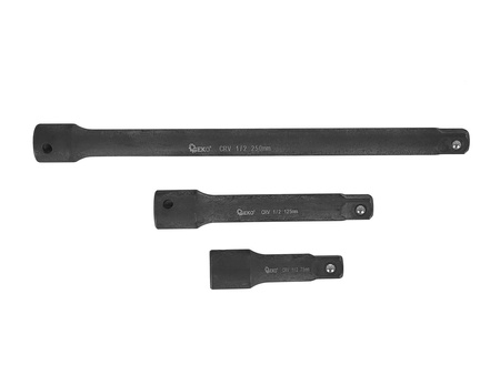 Zestaw przedłużek 1/2" 3/8" 1/4" 9szt. GEKO