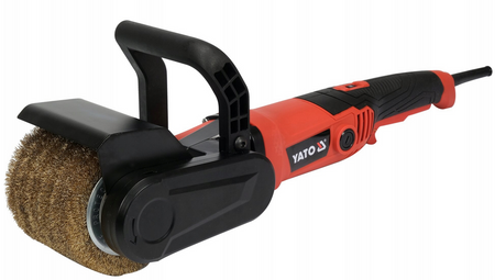 Satyniarka szlifierka walcowa do stali drewna satynowania + 2 x szczotka YT-81953 YATO