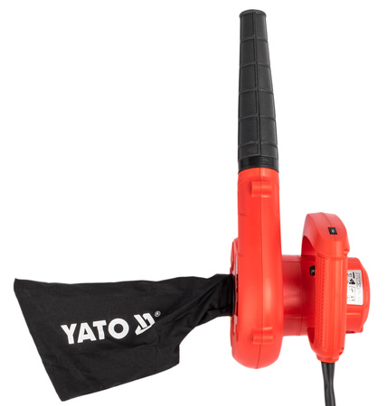 Dmuchawa elektryczna do liści 600W YATO dmuchanie / zasysanie