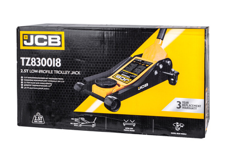 Podnośnik samochodowy hydrauliczny żaba 2,5 tony niskoprofilowy JCB