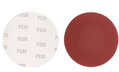 Papier ścierny na rzep krążek dysk 150mm P220 50szt SILVER