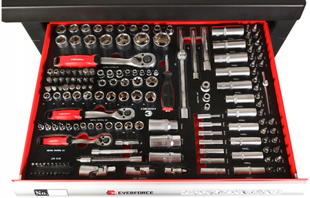 Profesjonalna Szafka Narzędziowa Wózek Warsztatowy 7 szuflad 333 el TRADE HOUSE