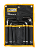 Zestaw klucze imbusowe wkrętaki imbusy krótkie CRV płachta 6 el 12-24 mm JCB
