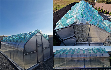 Szklarnia ogrodowa poliwęglan premium plus 300x600 18m2 kolor antracyt PTF