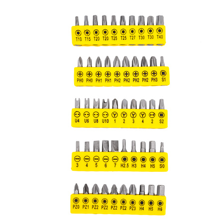 Zestaw wkrętaków śrubokrętów bitów precyzyjnych 65el WMC