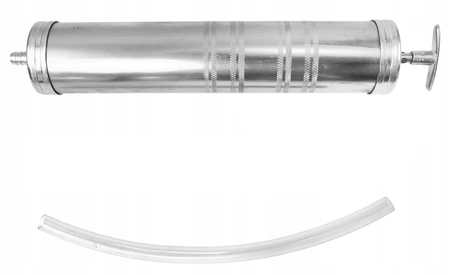 Odsysarka wysysarka ręczna do oleju pompka do oleju stalowa 500ml SILVER