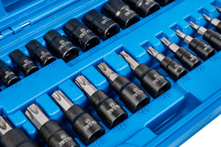 Klucze nasadowe nasadki bity torx wewnętrzne e-torx 1/4" 3/8" 1/2" 25el FALON-TECH