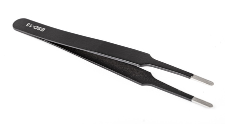 Zestaw pęset metalowych ESD 9 elem. w etui FALON-TECH