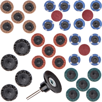 Szczotki do czyszczenia piast i tarcz hamulcowych zestaw 35 el. Falon-Tech