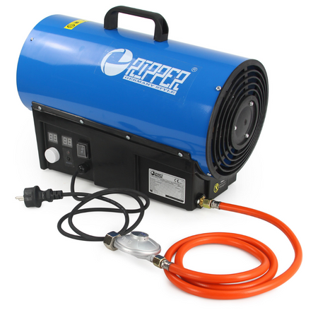 Nagrzewnica dmuchawa gazowa 15kW wąż + reduktor MAR-POL