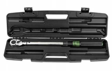 Klucz dynamometryczny dwustronny z certyfikatem 1/2" 530mm 40-220Nm ROCKFORCE