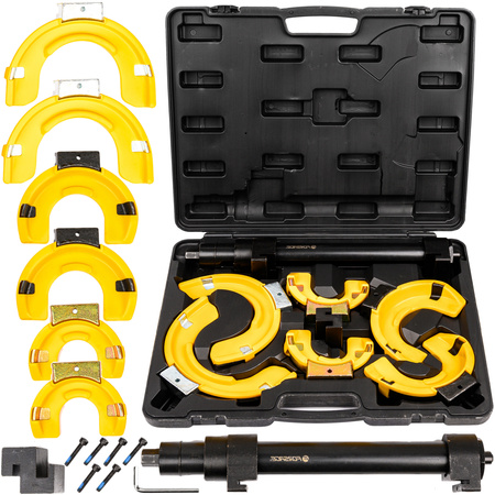 Ściągacz sprężyn mechaniczny mocny 1,5T MCPHERSON z wymiennymi uchwytami FORSAGE