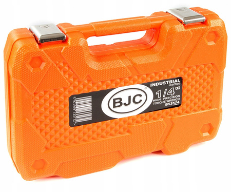 Klucz dynamometryczny 1/4" 5-25 Nm zestaw bity certyfikat kalibracji BJC