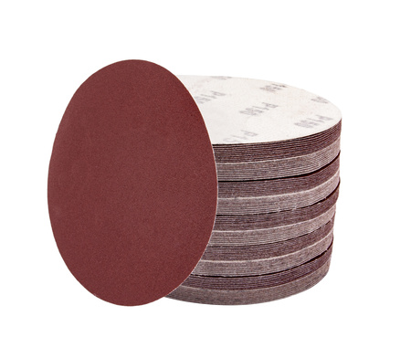 Papier ścierny na rzep krążek dysk 125mm P150 100szt SILVER