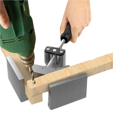 Ścisk kątowy stolarski narożny imadło narożne uchwyt zacisk 150x70 mm FALON-TECH