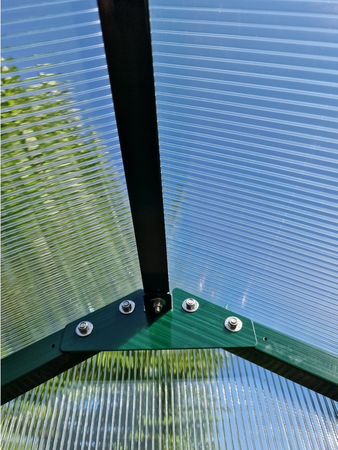 Szklarnia ogrodowa poliwęglan premium plus 250x600 15m2 kolor zielony PTF