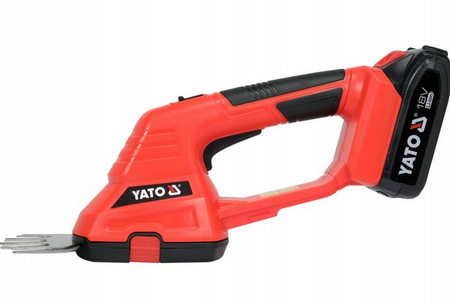 Nożyce elektryczne akumulatorowe do trawy krzewów żywopłotu 18V YT-828355 YATO