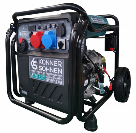 Agregat generator prądu inwertorowy KS8100iE 1/3 8,5kW 3 fazy z rozruchem elektrycznymKönner & Söhnen KS