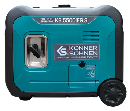 Agregat generator prądotwórczy benzynowo-gazowy inwerterowy rozruch KS5500iEG S + generator inwerterowy 2kW M82483