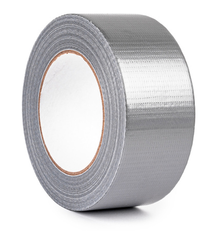 Taśma klejąca naprawcza srebrna zbrojona DUCT TAPE 48mm x 50m bardzo mocna FALON-TECH