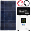 Zestaw solarny bateria słoneczna 180W 100Ah (Panel, Przetwornica, Akumulator)