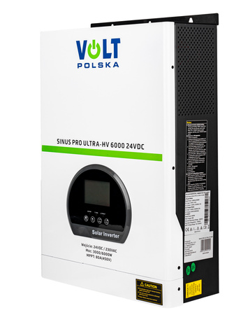 Inwerter solarny ups 24V sinus pro ultra-hv 6000VA 80A mppt VOLT POLSKA