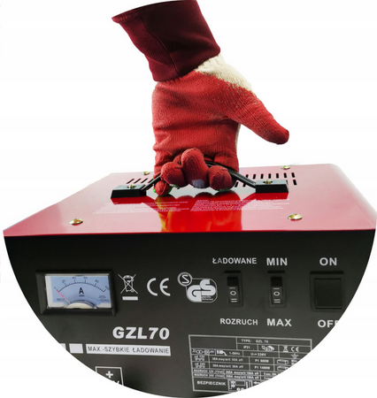 Prostownik samochodowy z rozruchem do akumulatorów 200a 12v 24v 50-500ah MAR-POL