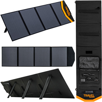 Przenośny panel solarny TRAVEL SOLAR 100W USB SKŁADANY VOLT POLSKA