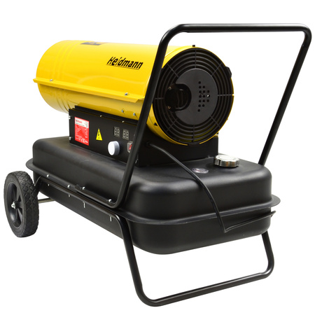 Nagrzewnica olejowa dmuchawa 25kW z termostatem HEIDMANN