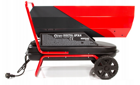 Nagrzewnica olejowa 40 KW spalinowa dmuchawa + termostat lcd grzejnik piec MAR-POL