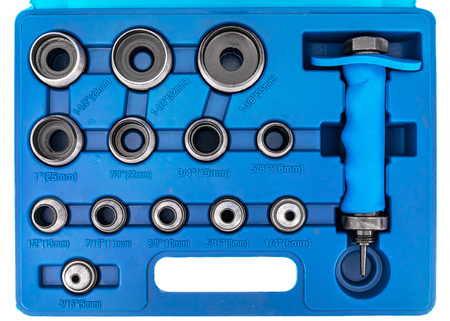 Zestaw wycinaków wycinaki do uszczelek gumy fibry walizka 5-35 mm 14el FALON-TECH