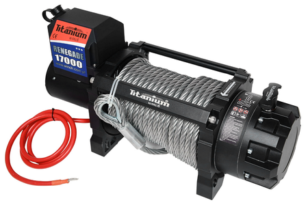 Wyciągarka samochodowa elektryczna 17000lbs 7,7 24v TITANIUM WINCH