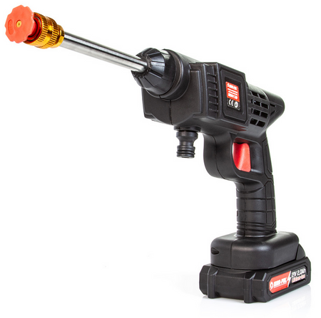 Myjka cisnieniowa akumulatorowa 21V 30bar do domu ogrodu kostki okien MARPOL