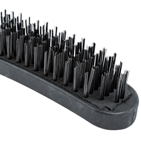 Szczotka druciana stalowa 6 rzędów FALON-TECH