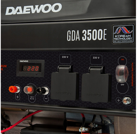 Agregat prądotwórczy generator prądu 230V GDA3500E rozruch start AVR DAWEOO