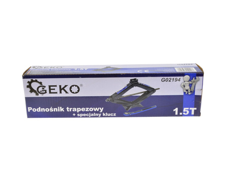 Podnośnik samochodowy lewarek trapezowy 1.5T GEKO