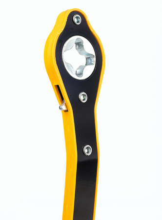 Podnośnik samochodowy lewarek trapezowy klucz do wymiany kół żaba trapez 2T FORSAGE