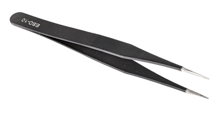 Zestaw pęset metalowych ESD 9 elem. w etui FALON-TECH