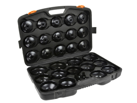 Klucze do filtrów oleju nasadowe 30 sztuk GEKO