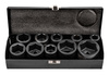 Zestaw nasadki udarowe krótkie do klucz pneumatyczny 3/4" 10el 17-46mm JCB