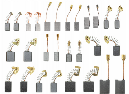 Szczotki węglowe do elektronarzędzi wiertarki uniwersalne zestaw 16 par FALON-TECH