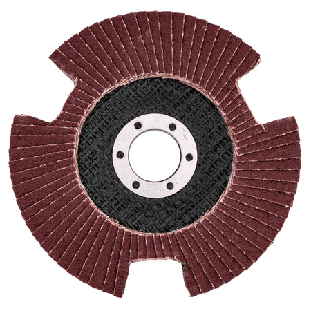 Tarcza listkowa lamelkowa lamelka z wycięciami 125mm P80 FALON-TECH