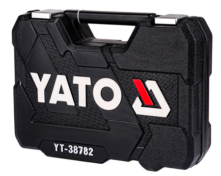 Zestaw kluczy nasadowych 1/2" 1/4" 72el YT-38782 YATO